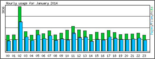 Hourly usage